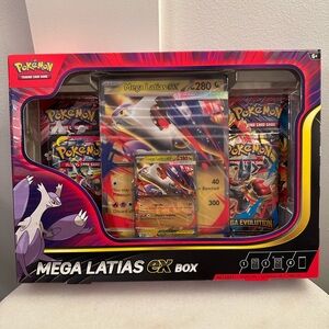 Pokemon Mega Latias EX Box with Purple and Gold Accents